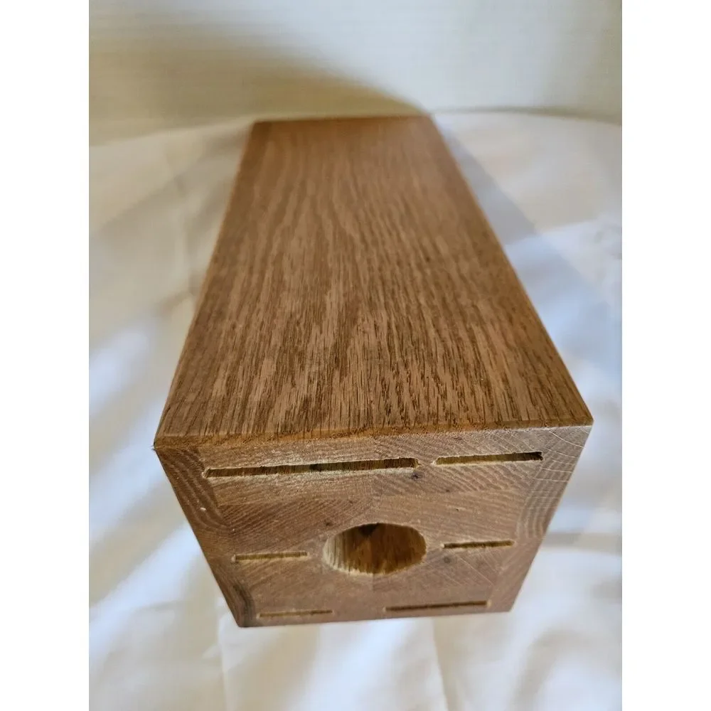 CUTCO Solid Honey Oak Wood (13 Slot) KNIFE STORAGE BLOCK Cutlery Knives USA MADE